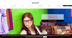 Desktop Screenshot of koralline.it